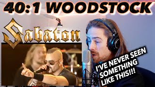 Sabaton  401 live Woodstock FIRST REACTION IVE NEVER SEEN SOMETHING LIKE THIS [upl. by Wernsman546]