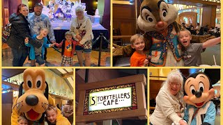 Disney’s Storytellers Cafe  Breakfast Buffet amp Character Dining [upl. by Ardnaiek]