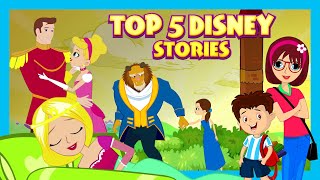 Top 5 Disney Stories  Fairy Tales  Bedtime Stories for Kids  Tia amp Tofu [upl. by Elahcim]