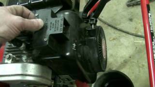 Tecumseh Snow King Carburetor Repair Video on TroyBilt Snow Blower part 4 [upl. by Hildick]