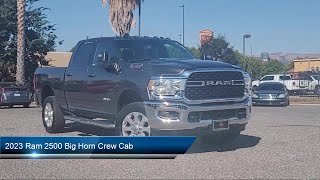 2023 Ram 2500 Big Horn Crew Cab Gilroy Hollister Santa Cruz Monterey Watsonville [upl. by Urbani750]