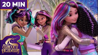 The BEST Friendship Moments from Unicorn Academy  Cartoons for Kids [upl. by Vidovik315]