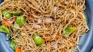 ढाबा वाली चौमीन  Dhaba Chowmein Recipe 😍  Desi Chowmein Indian Street Food  Foodvoodindia vlog [upl. by Gambrill]