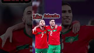 Hakimi VS ziyech 🔥🔥 football hakimi hakimziyech morocco shortvideo shorts fyp [upl. by Tana843]