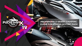 Feature Showcase  Profender XSeries Damping Guide for Kymco XCiting S400 [upl. by Bashemeth]