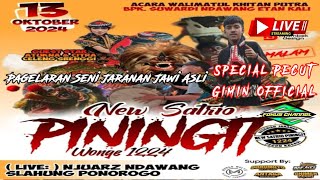 🔴LIVE MALAM INI BERSAMA SENI JARANAN NEW SATRIO PININGIT LIVE DAWANG SLAHUNG PONOROGO [upl. by Mota]