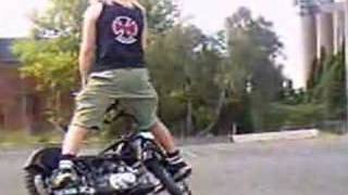 wheelman bushpig massive 110cc riding to rat fink a boo boo [upl. by Troy]