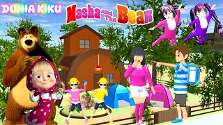 Yuta Mio Camping Di Rumah Masha And Bear Yuta Di gigit LabaLaba Zombie😱 SAKURA SCHOOL SIMULATOR [upl. by Rednal296]