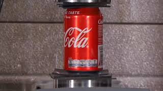 Presse hydraulique vs canette de coca cola [upl. by Antons]