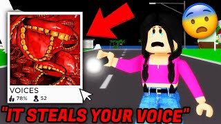 This CREEPY ROBLOX GAME STEALS YOUR VOICE on BROOKHAVEN [upl. by Vere]