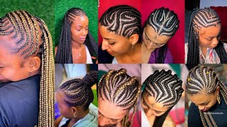 Latest Braids Hairstyles For Black Women  Cute [upl. by Streeto]