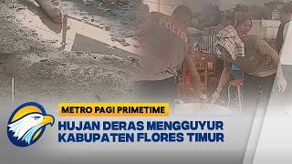 Dapur Umum Pengungsi Erupsi Lewotobi Kebanjiran  Metro Pagi Primetime [upl. by Aihsemot]