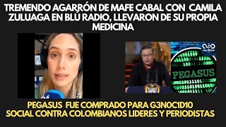 TREMENDO AGARRÓN DE MAFE CABAL CON CAMILA ZULUAGA EN BLÚ RADIO LLEVARON DE SU PROPIA MEDICINA [upl. by Knah]