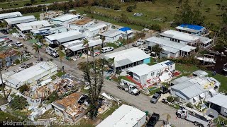 Placida FL Mobile Park Aftermath After Hurricane Ian  1092022 [upl. by Ivah449]