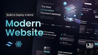 Build and Deploy a Fully Responsive Website with Modern UIUX in React JS with Tailwind [upl. by Verna669]