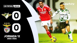 Resumo Moreirense 00 Benfica  Liga Portugal Betclic  sport tv [upl. by Adilem]