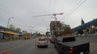 Seattle Driving  Highway 99 N  Canada  4k [upl. by Assetal]