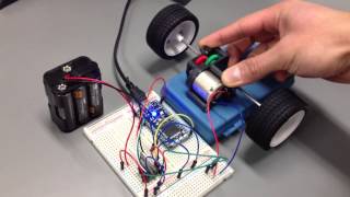 Test control of DC motor and L298 using mbed [upl. by Hardner483]