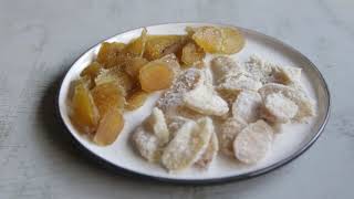 How to make candied ginger and crystallized ginger [upl. by Clerissa]