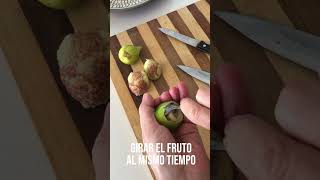 COMO PELAR HIGOS FÁCILMENTE recetas higosfrescos pilarmontojo lacocinavegetariana [upl. by Krueger]