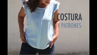 DIY Costura Blusa mujer patrones gratis [upl. by Arathorn387]