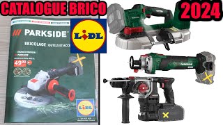 catalogue lidl bricolage 2024 perforateur burineur Parkside performance support scie à onglet [upl. by Mcquoid772]