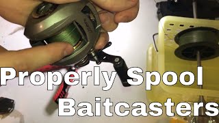 How To Put Line on a Baitcaster Reel [upl. by Sahcnip]