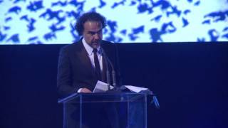 Alejandro González Iñárritu LACMA Film Gala speech Touches on Immigration [upl. by Joela]