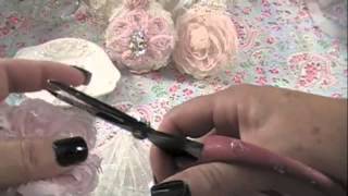 Shabby Chic Ornament1 Tutorial [upl. by Rieth]