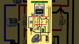 How to make amplifier  Simple amplifier circuit  TDA2030 Amplifier circuit diagram [upl. by Lukey]