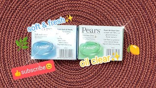 Pears Soap ReviewUnboxing Pears SoapPears Soap Soft amp Fresh🌿Pears Soap Oil Clear Glow🍋 [upl. by Neelyk]