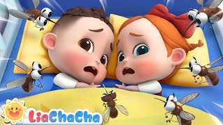 Ten in the Bed Scary Mosquito Version  Kids Songs amp Nursery Rhymes  LiaChaCha [upl. by Crellen]