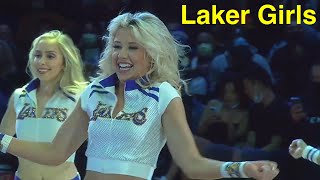 Laker Girls Los Angeles Lakers Dancers  NBA Dancers  192022 1st QTR dance performance [upl. by Ytsanyd919]