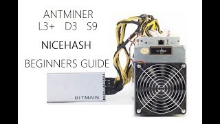 Setup your Antminer  ALL MODELS  Nicehash Beginners Guide [upl. by Dihgirb670]