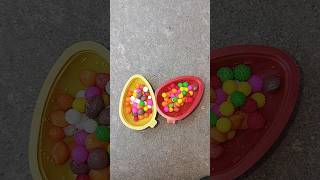 Kinder joy egg with colorful yums bounties 🎊shorts ytshorts kinderjoy kinderjoyegg [upl. by Ona]