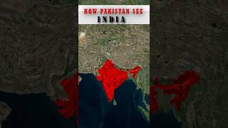 Indian map in the view of other countries indianmap [upl. by Dorsman]