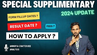 MAKAUT Special Supplementary Exam 2024 📅  Important Dates Form FillUp Fees amp More 💼 [upl. by Nart]