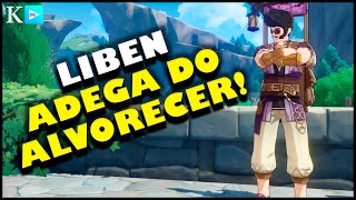 ONDE ENCONTRAR LIBEN ADEGA DO ALVORECER  Genshin Impact  Baga [upl. by Anilrats]