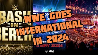 WWE All Upcoming Exciting Pay per viewsft Wwe World Tour 2024 [upl. by Adoc864]