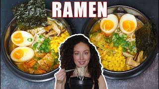 Comment faire de véritable ramen japonais végétarien à la maison 🍜 [upl. by Asset]