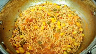 Instant noodles recipe  इंस्टेंट नूडल्स रेसिपी  chings instant noodlesStreet Style Noodle recipe [upl. by Ensoll]