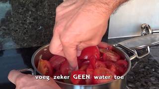 Tomatensoep met balletjes hoe maken Eenvoudig recept [upl. by Palma]