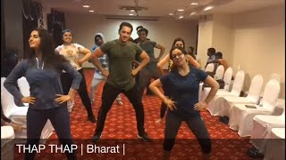 Parvez Kazi Dance REHEARSAL with Bharat Crew AitheyAa  SlowMotion  ThapThap [upl. by Tarra]