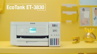 Meet the Epson EcoTank ET3830 [upl. by Fleda]