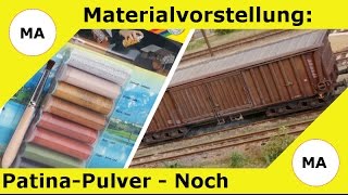 Materialvorstellung PatinaPulver von Noch [upl. by Lenad]