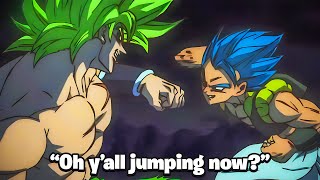 When GOGETA spawned in to beat the CTE out of BROLY [upl. by Ancelin172]