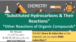 Substituted Hydrocarbons L4 Other reactions of organic compounds EasyChemistry4all [upl. by Shanie]