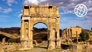 Roman Ruins in Algeria Timgad Djémila Tiddis Tipasa Cherchell Amazing Places 4K [upl. by Nialb]