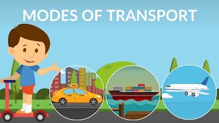 Transportation Song Transportation for kids I Nursery Rhymes for Kids I English Songs For Kids [upl. by Ivie]