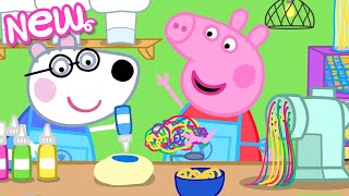 Peppa Pig Tales 🌈 Lets Make Rainbow Spaghetti 🍝 BRAND NEW Peppa Pig Episodes [upl. by Yeliab]